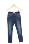 Vorschaubild 1 von Destroyed Jeans Damen Blau Gr. W26 Casual Modern Denim Hose