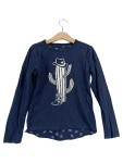 Vorschaubild 1 von Langarmshirt Jungen 110 Blau Casual Kaktus Motiv