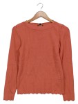 Vorschaubild 1 von Damen Langarmshirt Gr. 36/S Rot Basic Viskose
