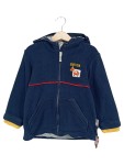 Vorschaubild 1 von Kinder Fleecejacke Gr. 110 Blau Casual Kapuze