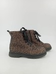 Vorschaubild 2 von Damen Stiefeletten Animal Print Gr. 35 Mehrfarbig Schnürstiefelette