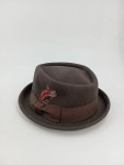 Vorschaubild 2 von Hut Fedora Wollhut Braun Gr. S Wolle Uni Klassisch Casual