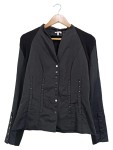 Vorschaubild 1 von Damen Blazer Jacke Gr. 40 Schwarz Modern