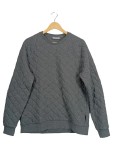 Vorschaubild 1 von Herren Sweatshirt Pullover L Grau Modern Gesteppt