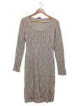Vorschaubild 1 von Spitzenkleid Damen Gr. 34/XS Beige Langarm Elegant