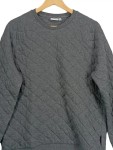 Vorschaubild 2 von Herren Sweatshirt Pullover L Grau Modern Gesteppt