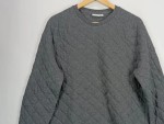 Vorschaubild 3 von Herren Sweatshirt Pullover L Grau Modern Gesteppt