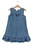 Vorschaubild 1 von Mädchen Jeanskleid Blau Gr. 140 für 110 cm Casual