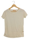 Vorschaubild 1 von Damen T-Shirt Basic Beige Gr. 38/M Kurzarm
