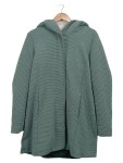 Vorschaubild 1 von Leichter Mantel Damen Gr. 42/XL Grün Polyester Strukturmuster Casual Alltag