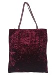 Vorschaubild 1 von Damen Shopper Bag Lila Samt Elegant Handtasche