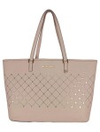 Vorschaubild 1 von Shopper Tote Bag Damen Rosa Jet Set Travel Leder Lochmuster Elegant