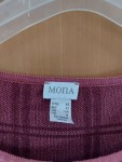 Vorschaubild 5 von Damen Pullover Gr. 40 L Rot Kariert Casual Langarm