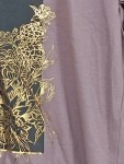 Vorschaubild 4 von . Damen Langarmshirt Gr. S Lila Weekend Print Baumwolle Casual