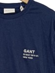 Vorschaubild 2 von Herren T-Shirt Basic Blau Gr. M Baumwolle Kurzarm