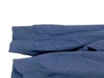 Vorschaubild 4 von Pullover Herren Blau Gr. 50/M Baumwolle Polyamid Elasthan Meliert Casual