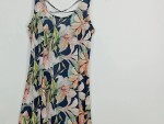 Vorschaubild 2 von Sommerkleid Damen Gr. 34 XS Blumen Tropical Trägerkleid