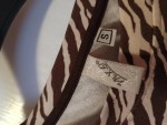 Vorschaubild 4 von . Damen Langarmshirt Zebra Muster Braun Gr. S City of Angels