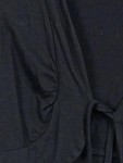 Vorschaubild 3 von Damen Bolero Wickeljacke Strickjacke Gr. 32/34 Schwarz Viskose Casual