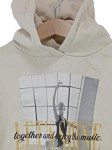 Vorschaubild 3 von Mädchen Kapuzenpullover Gr. 116 Beige Ballerina Print Hoodie