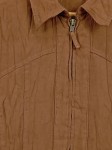 Vorschaubild 2 von C·A·N·D·A Damen Leichte Jacke Gr. 38/M Braun Reißverschluss Casual