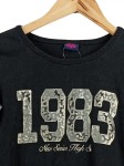 Vorschaubild 2 von Langarmshirt Kinder Schwarz Gr. 146 Baumwolle Tierdruck Casual Freizeit