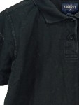 Vorschaubild 3 von Damen Poloshirt Gr. 40/L Schwarz Casual Logo-Print