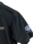 Vorschaubild 4 von Damen Poloshirt Gr. 40/L Schwarz Casual Logo-Print