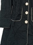 Vorschaubild 4 von Damen Klassischer Mantel Langarm Schwarz Gr. 36/S Knöpfe Taschen
