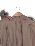 Vorschaubild 2 von Parka Damen Gr. 40/L Braun Polyester Uni Casual Freizeit