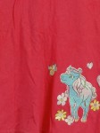Vorschaubild 3 von Sommerkleid Kinder Gr. 104 Rot Baumwolle Tiermotive Casual Freizeit Rüschen
