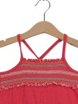 Vorschaubild 2 von Sommerkleid Kinder Gr. 104 Rot Baumwolle Tiermotive Casual Freizeit Rüschen