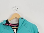 Vorschaubild 5 von Damen Trainingsjacke Türkis Gr. 38;M Sportlich Kapuze