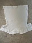 Vorschaubild 3 von T-Shirt Kinder Gr. 104 Weiß Baumwolle Uni Basic Kurzarm Alltag
