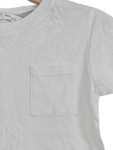 Vorschaubild 2 von T-Shirt Kinder Gr. 104 Weiß Baumwolle Uni Basic Kurzarm Alltag