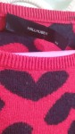 Vorschaubild 4 von Damen Pullover Rot Grafisch Gr. 34/XS Modal Wolle