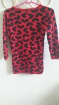 Vorschaubild 3 von Damen Pullover Rot Grafisch Gr. 34/XS Modal Wolle