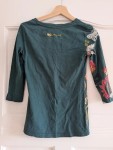 Vorschaubild 2 von Langarmshirt Damen XS Grün Blumen Farbenfroh