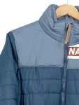 Vorschaubild 2 von Steppjacke Herren Gr. 48/M Blau Polyester Uni Outdoor Langarm