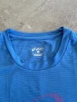 Vorschaubild 5 von Sportshirt Damen Blau Gr. 36/S Polyester Logo-Print Sportlich Kurzarm