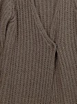 Vorschaubild 4 von Damen Strickjacke Gr. 42 XL Braun Rippstrick Glitzer Langarm