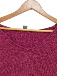 Vorschaubild 2 von Damen Strickkleid Tunika Pink Gr. S Baumwolle Casual