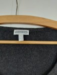Vorschaubild 6 von Damen Strickkleid Gr. 38 Grau Meliert Casual Kurzarm