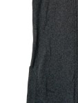 Vorschaubild 5 von Damen Strickkleid Gr. 38 Grau Meliert Casual Kurzarm