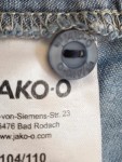 Vorschaubild 4 von Mädchen Jeanskleid Blau Gr. 140 für 110 cm Casual