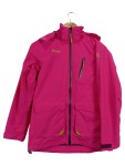 Vorschaubild 1 von Outdoorjacke Kinder Pink Gr. 152 Baumwolle Uni Langarm Herbst/Winter