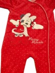 Vorschaubild 3 von Schlafanzug Strampler Minnie Maus Rot Gr. 86 Weihnachtlich