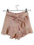 Vorschaubild 1 von Petite Damen Minirock Gr. 34/XS Rosa Leopard Schleife