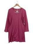 Vorschaubild 1 von Damen Nachthemd Pink Gr. 36/S Feminin Baumwolle Langarm