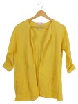 Vorschaubild 1 von LIEBLINGSSTÜCK Damen Strickjacke Cardigan Gelb Gr. 34 XS Baumwolle